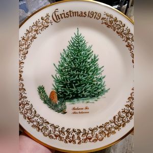 Vintage Lenox Christmas Tree Commemorative Issue Plate 1979